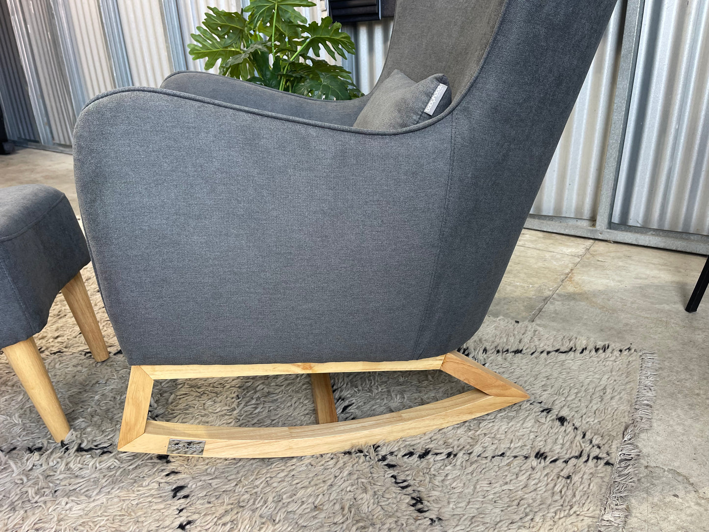 Venice Rocking Chair + Ottoman Set