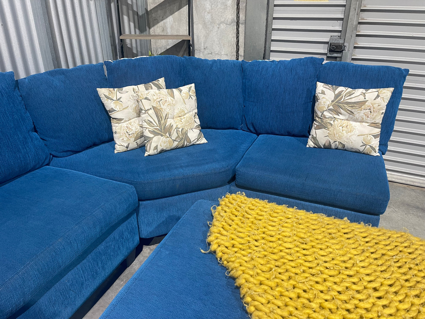 NZ MADE WARWICK CORNER SUITE WITH OTTOMAN