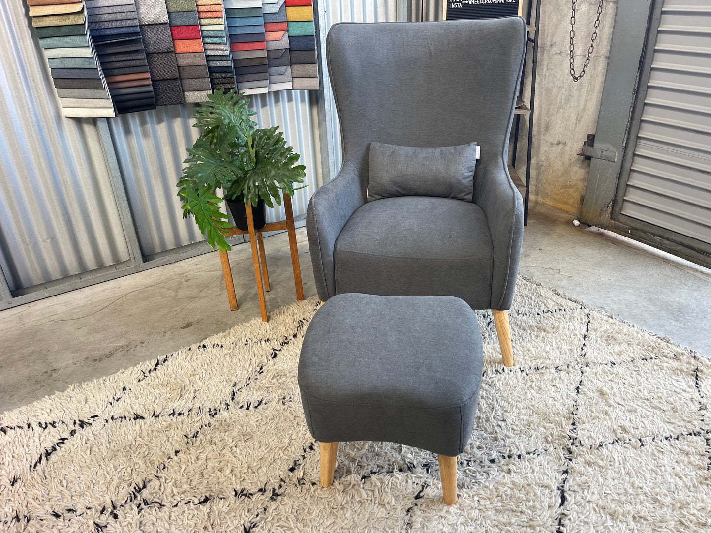 Venice Rocking Chair + Ottoman Set
