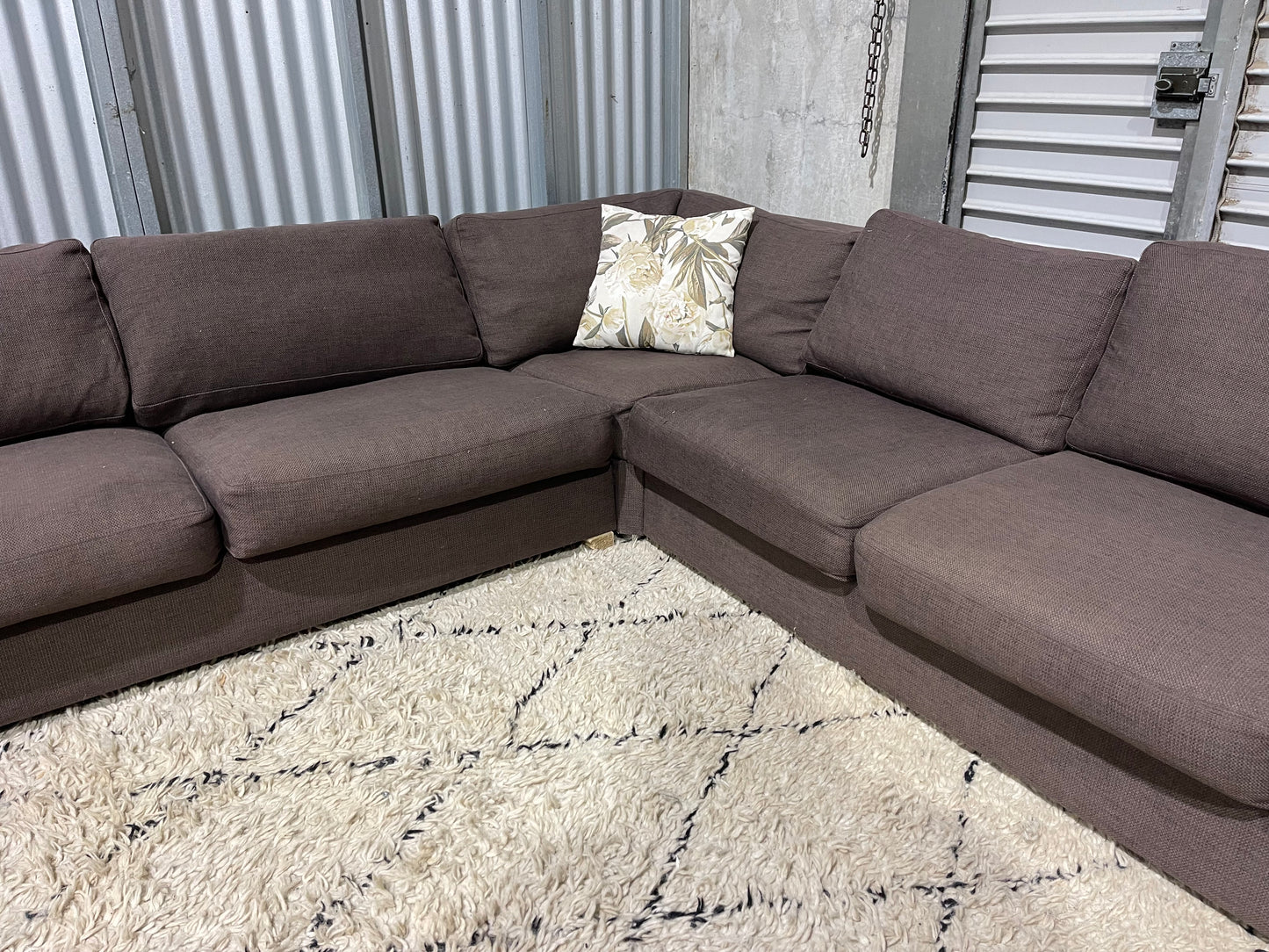 GREAT CONDITION
BAUHAUS FEATHER DOWN
8 SEATER CORNER
LOUNGE SUITE