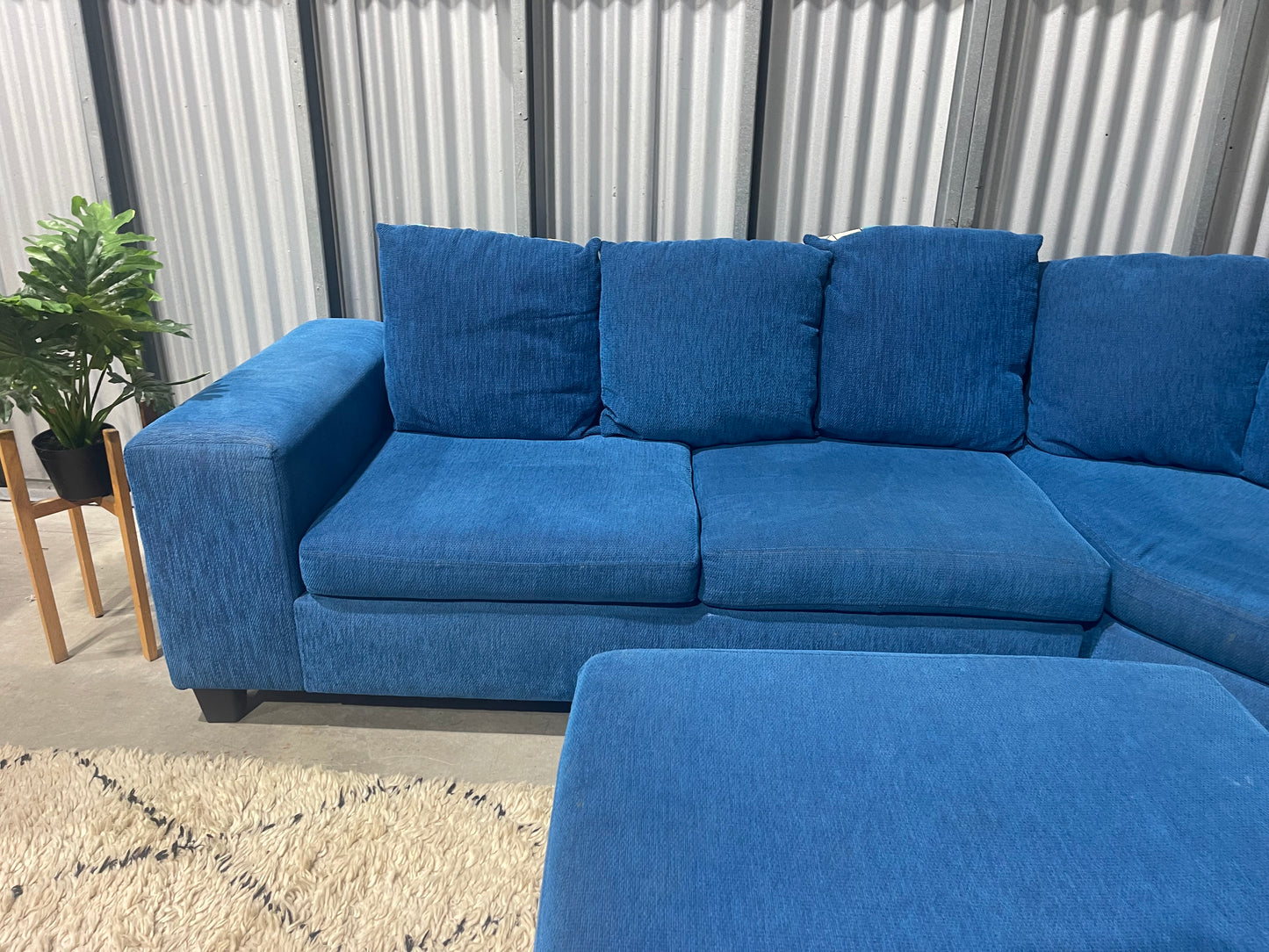 NZ MADE WARWICK CORNER SUITE WITH OTTOMAN