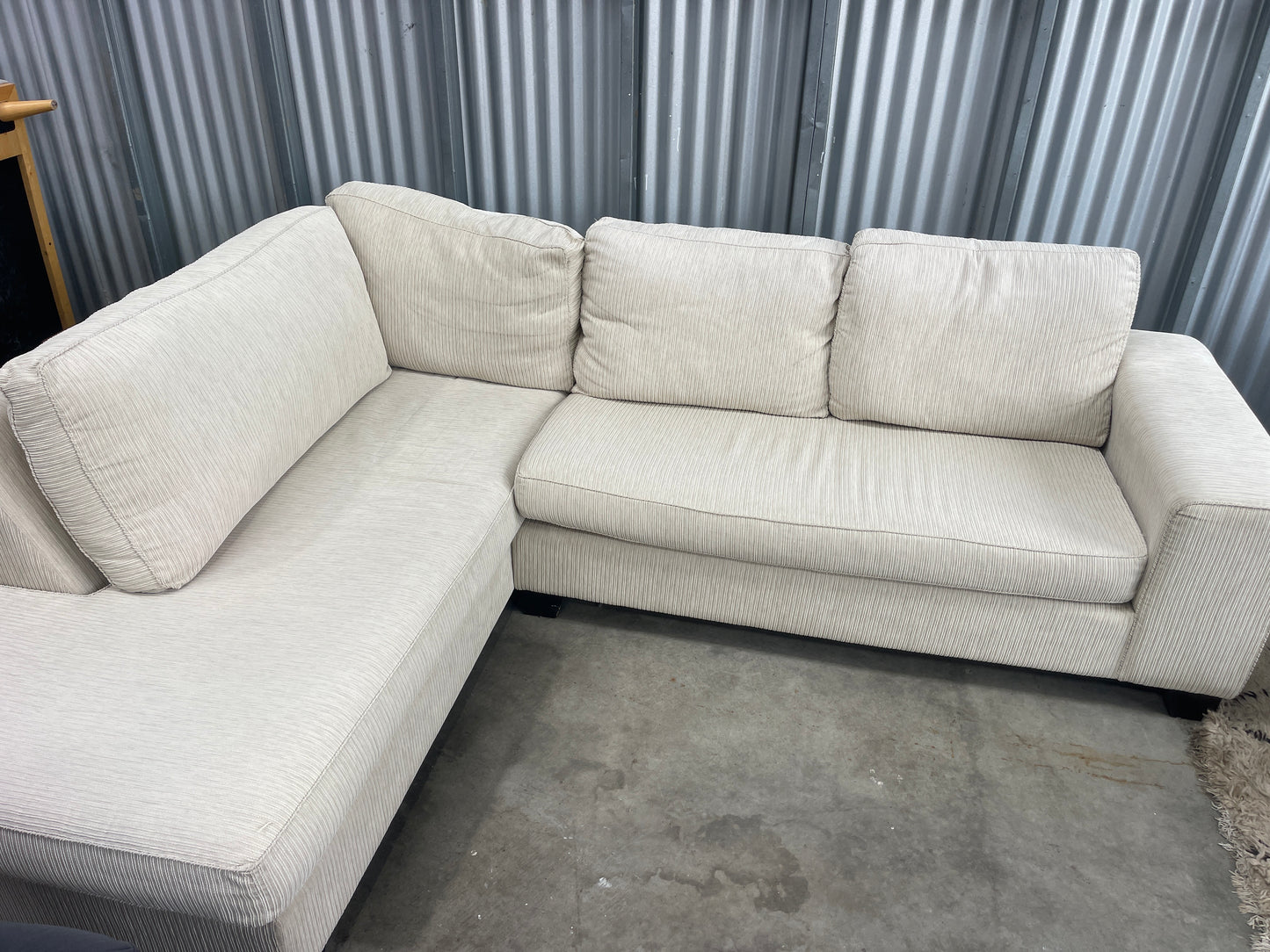 Harvey Norman L shape corner suite
