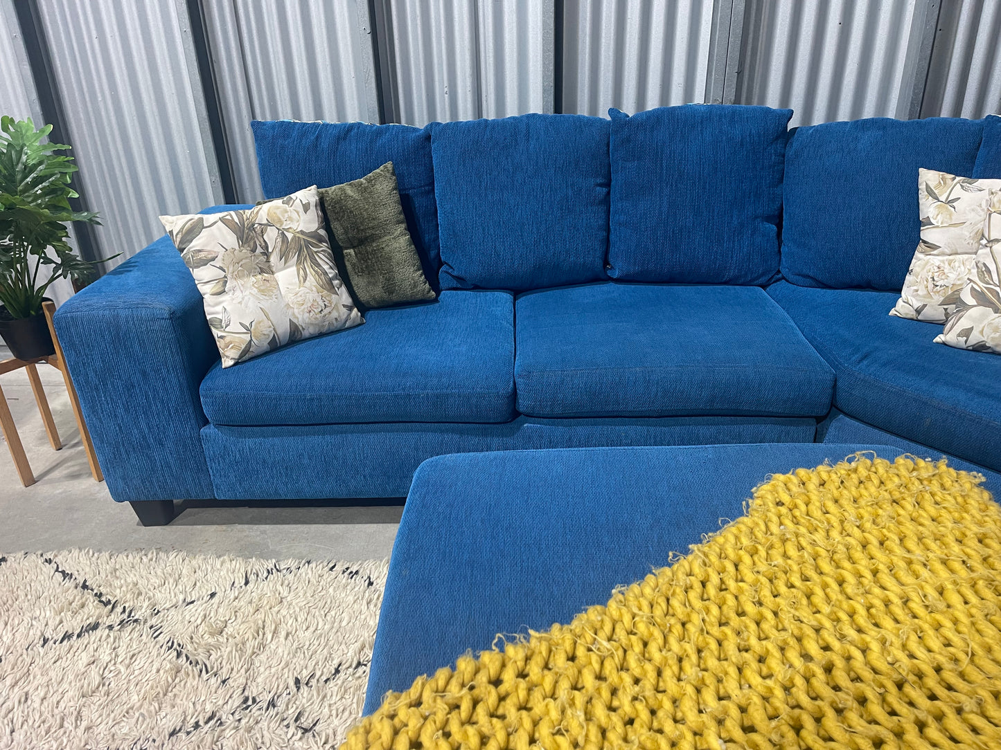 NZ MADE WARWICK CORNER SUITE WITH OTTOMAN
