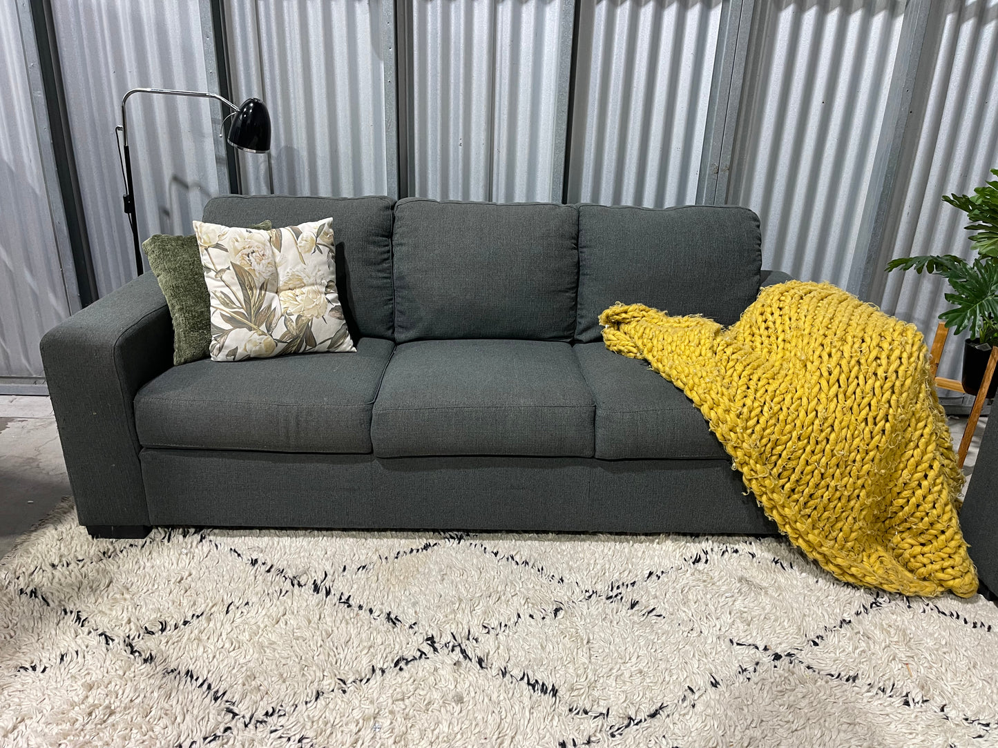 2+3 seater Grey set