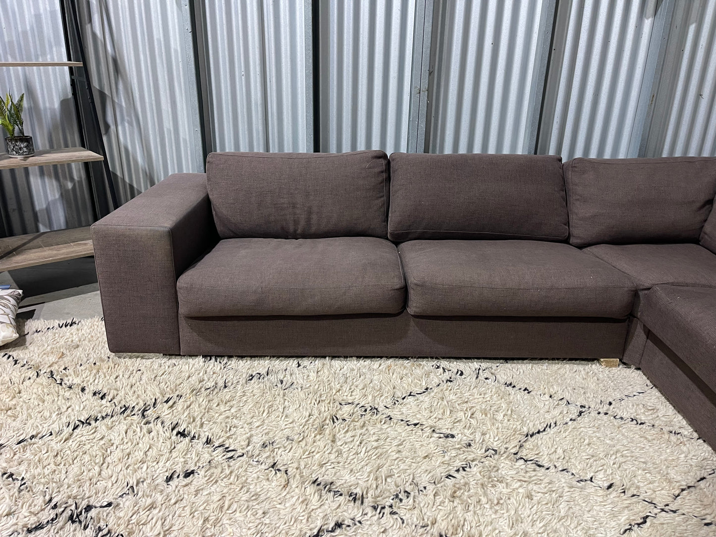 GREAT CONDITION
BAUHAUS FEATHER DOWN
8 SEATER CORNER 
LOUNGE SUITE