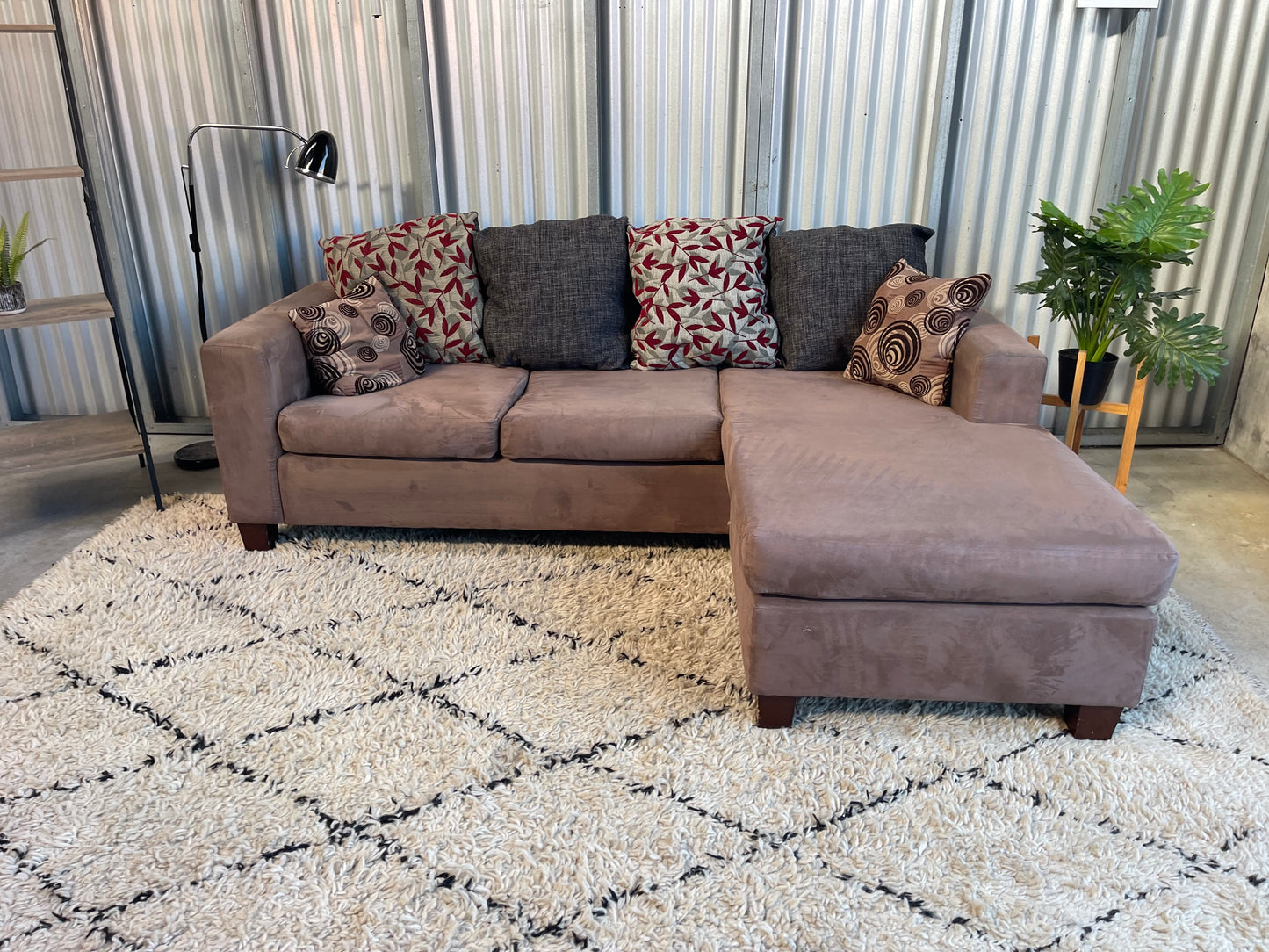 EXCELLENT CONDITION 
L SHAPE SOFA