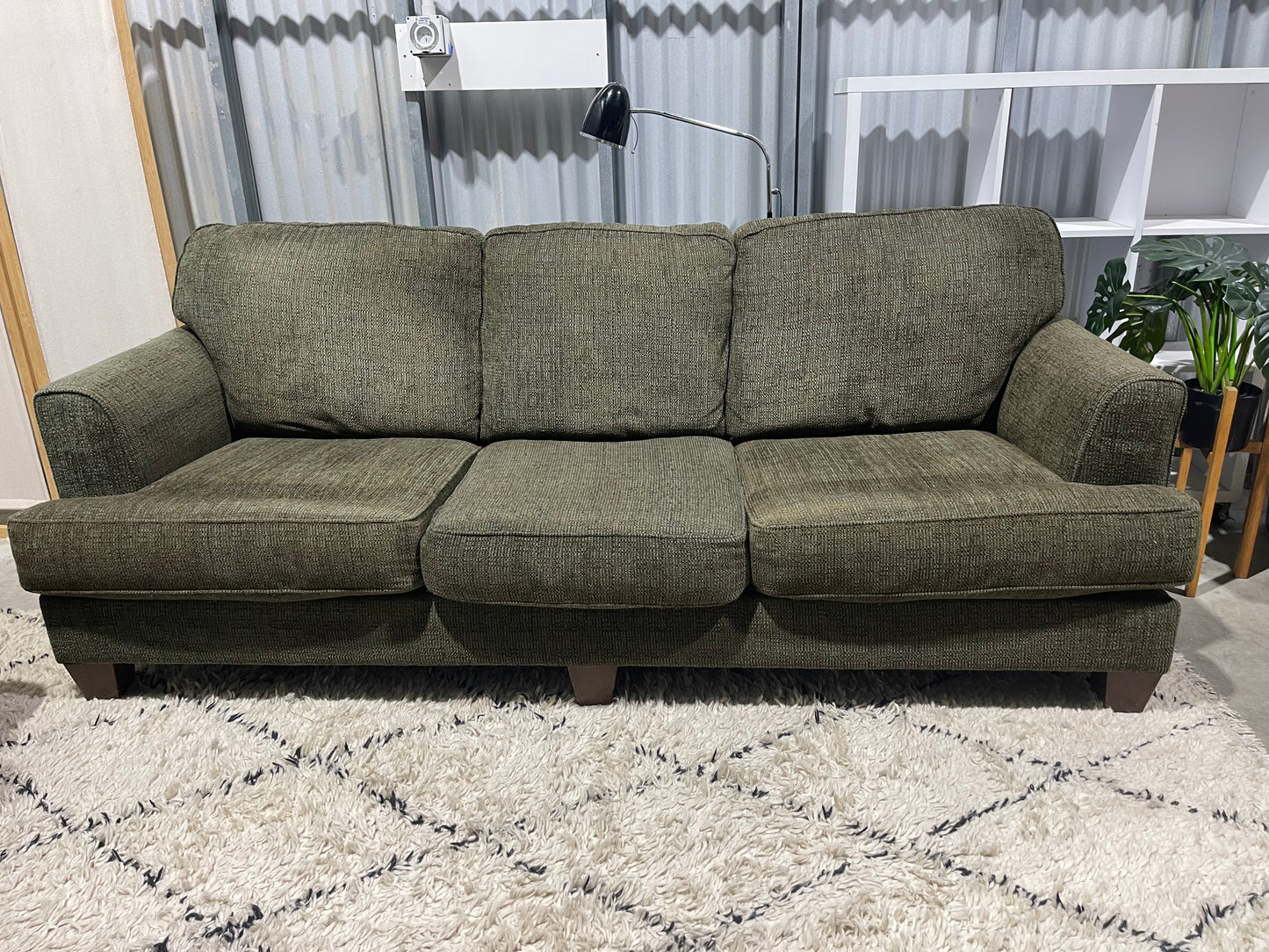 Excellent Condition - Woodland Moss Green - 2 + 3 Seater Lounge Suite