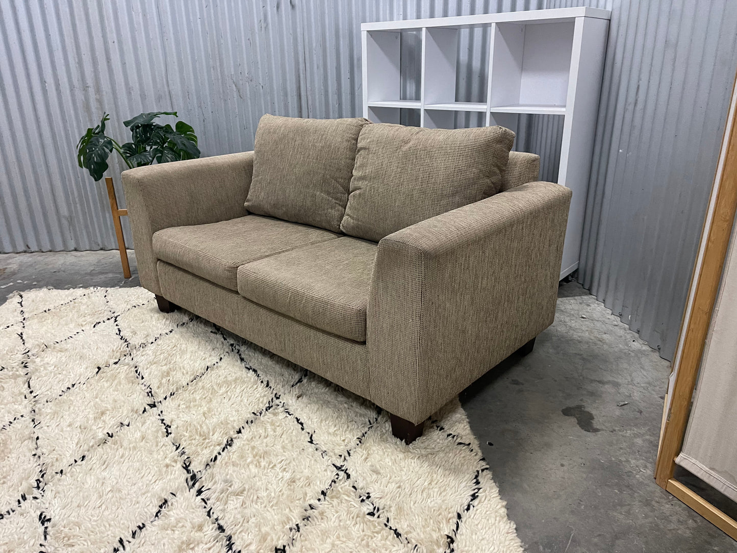 Excellent Condition  - SOLID TIMBER - 2 Seater Sofa