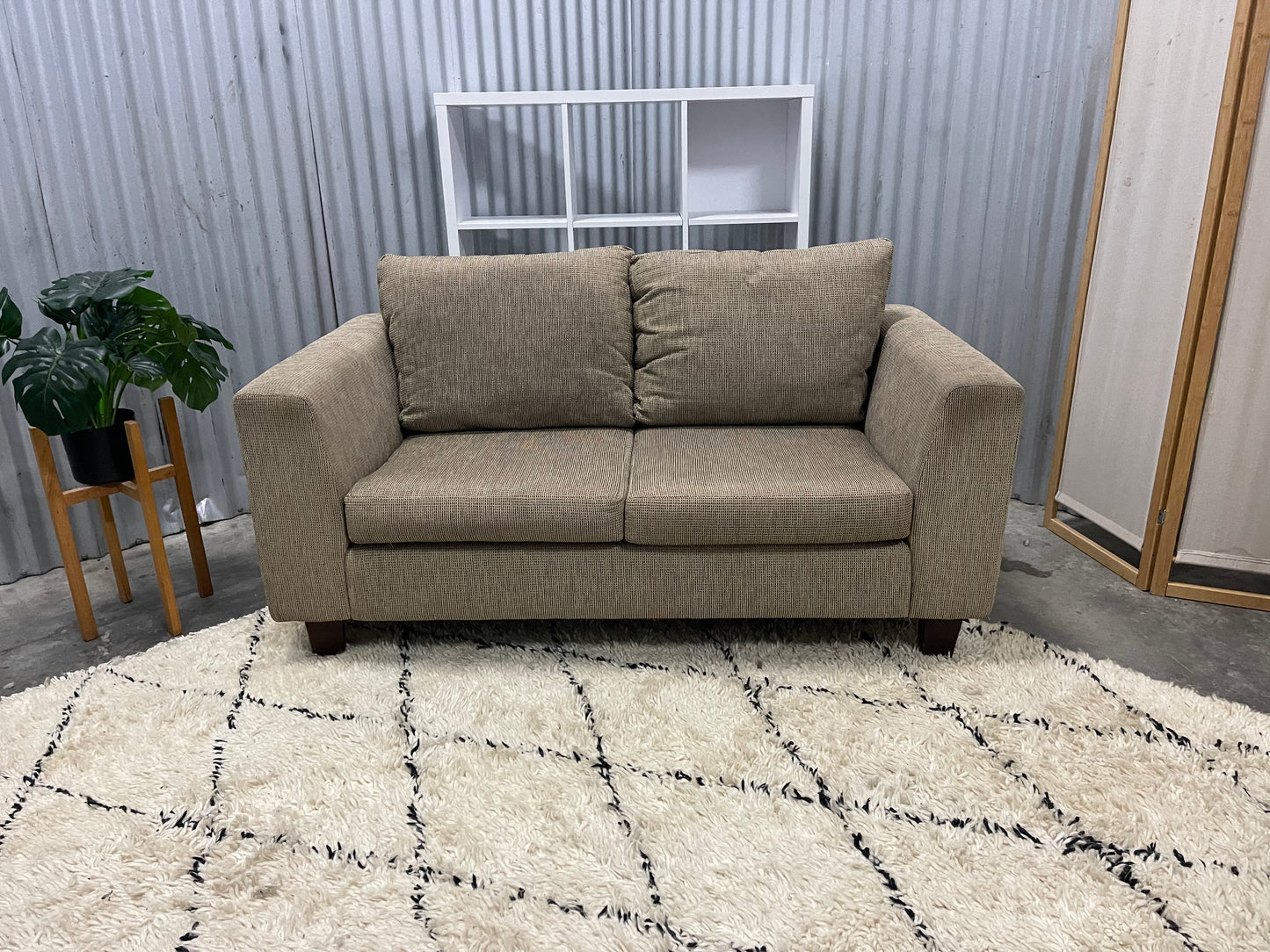 Excellent Condition  - SOLID TIMBER - 2 Seater Sofa