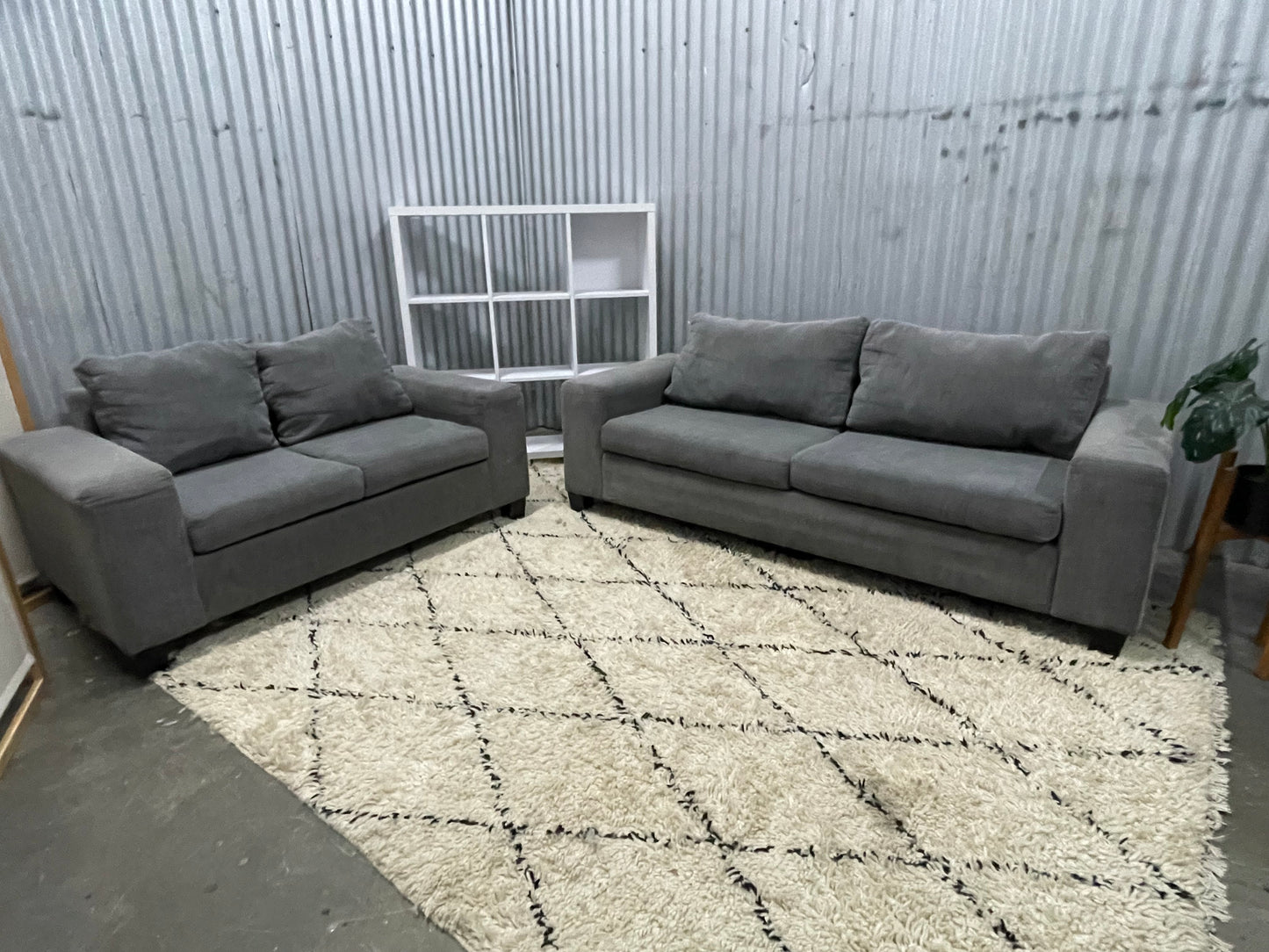 Great Condition - CHADA UPHOLSTERY BRANDED - 2 + 3 Seater Lounge Suite